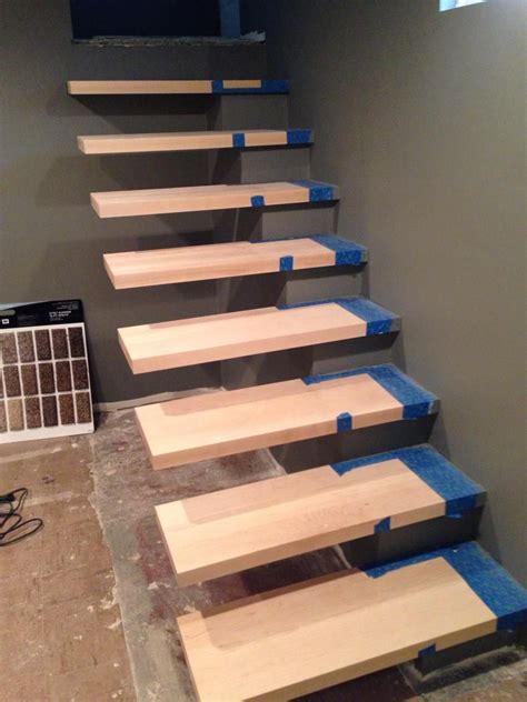 How To Build Floating Stairs Handy Father Cantilever Stairs Loft