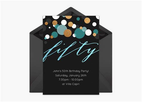 50th Birthday Invitation Clip Art Images And Photos Finder