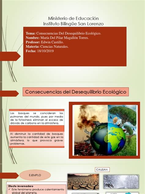 Consecuencias Del Desequilibrio Ecologico Maria Magallon Pdf