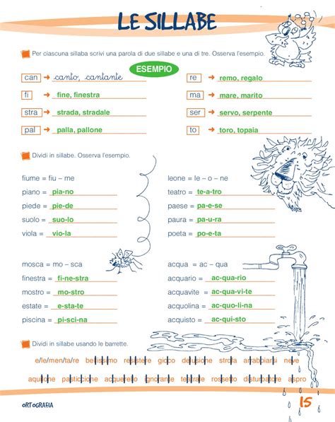 Per ogni parola fai la divisione in sillaba e indica se si tratta di una parola tronca, piana, sdruciola, bisdruciola. SO TUTTO 4 by ELVIRA USSIA - Issuu