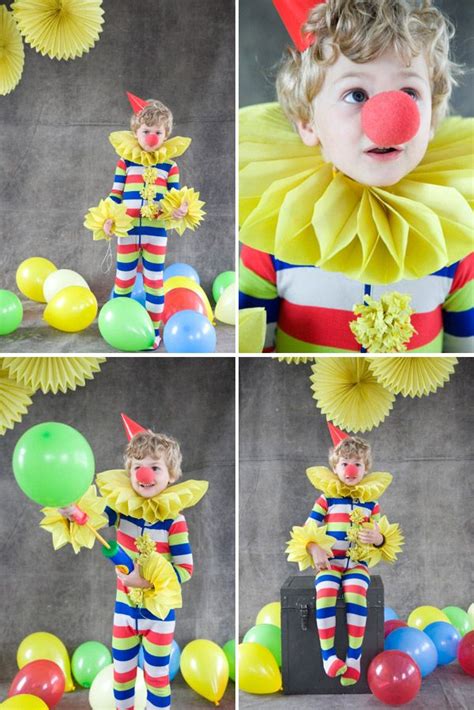 Clown Costume Out Of Party Supplies Homemade Halloween Halloween