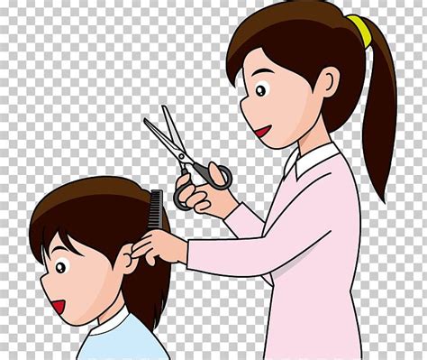 Hairstyle Beauty Parlour Cutting Hair Png Clipart Barbershop Beauty
