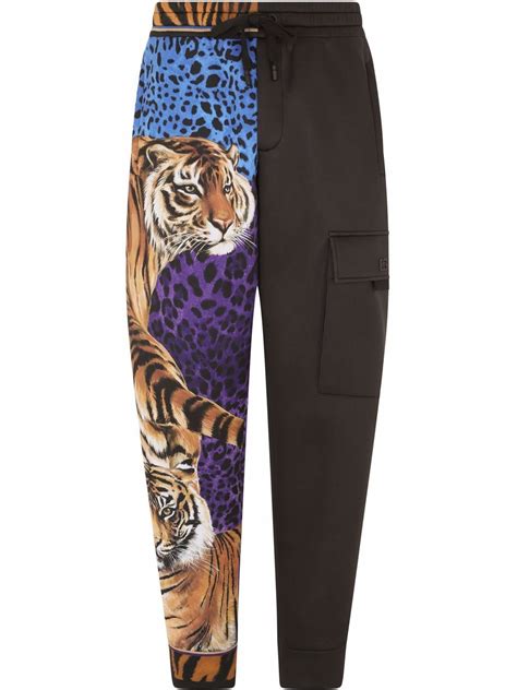 Dolce Gabbana Tiger Print Track Pants Farfetch