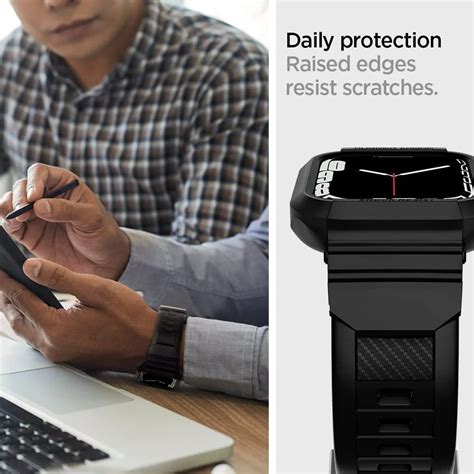 Buy Spigen Rugged Armor Pro Case Strap For Iwatch 44 45mm Executive