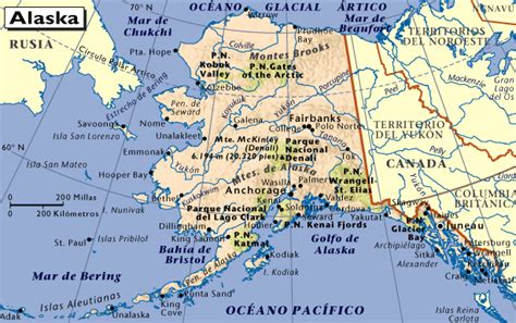 Nicknamed the last frontier, alaska is sparsely populated with a harsh climate but incredible scenery. MAPA DE ALASKA - MAPAS MAPA
