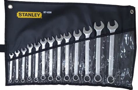 Stanley Combination Wrench Set Sl 14pc Metric 8 24mm 87 036 1 Hand