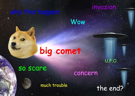 Comet Ison Doge Meme Doge Meme Memes Dog Jokes