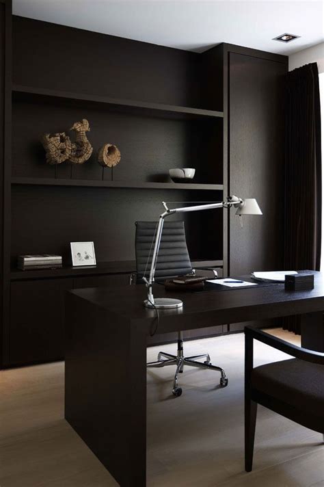 All Black Office Moodywalls Officedesign Modern Office Design Home