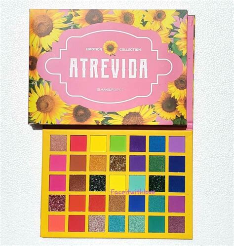 Sometimes, eyeshadow palettes (and even single shadows) can be bulky and designed for the aesthetic, rather than convenience. MAKEUP DEPOT ATREVIDA 35 Color Eyeshadow Palette Limited Edition #MAKEUPDEPOT in 2020 ...