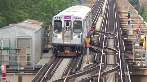 The Subwayelevated Train In Chicago Illinois Usa 2021 Youtube
