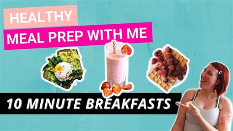 3 Quick And Easy Breakfast Ideas For Meal Prep Beginners Youtube