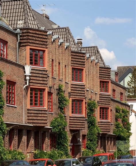 1920s Brick Expressionist Apartment Buildings In Cologne Germany
