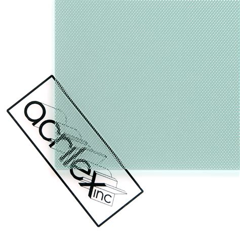 Acriglas® Glass Green Pixels Textured Acrylic Sheet