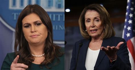 Sarah Huckabee Sanders Said Nancy Pelosi Should Smile More Often And Twitter Roasted Her