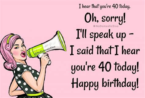 Create the perfect 40th birthday card and make it special with our range of unique and personalised ideas. Pin by Kelly Schnorrbusch on Birthday Greetings in 2020 ...