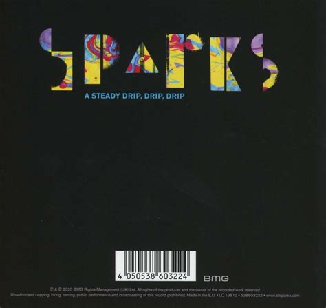 Sparks A Steady Drip Drip Drip Limited Deluxe Edition Cd Jpc