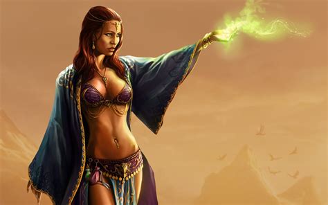 Witch Fantasy Occult Dark Art Artwork Magic Wizard Mage Sorcerer Women Woman Girls