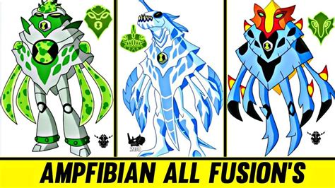 Ben 10 Amphibian All Fusions Ben 10 Fusion Aliens Unseen Fusion