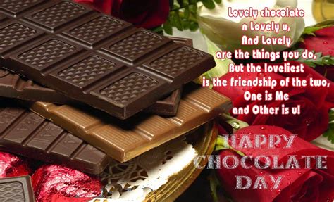 Make your loved one feel special by giving them chocolates and along with that, write sweet nothings for your favourite person and see them blush. Chocolate Day Quotes. QuotesGram