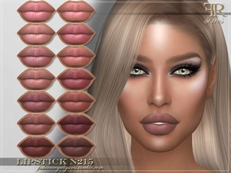 Frs Lipstick N215 By Fashionroyaltysims At Tsr Sims 4 Updates