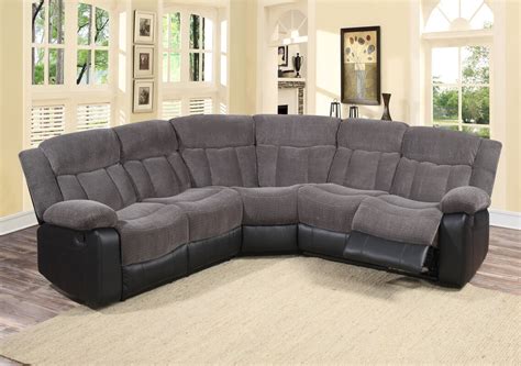Living In Style Reclining Sectional And Reviews Wayfair
