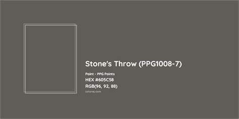 PPG Paints Stone S Throw PPG1008 7 Paint Color Codes Similar Paints