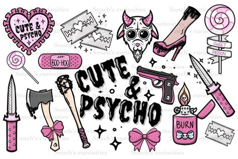 Spooky Girl Clipart Pastel Goth High Resolution Png Files