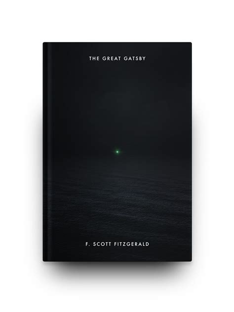 Hana Sato Book Design The Great Gatsby Minimalist Book Cover Design