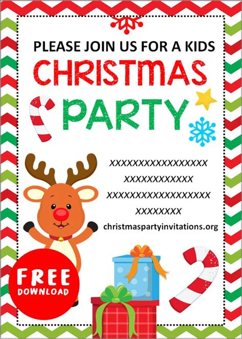 Free Editable Printable Christmas Party Invitations Printable Templates