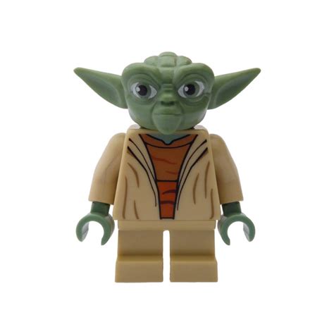 Lego Yoda With White Hair And Printed Back Minifigure Brick Owl