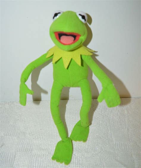 Kermit The Frog Jim Henson Muppets Plush Nanco Bendable Poseable ~ 12