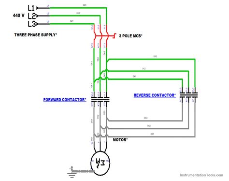 Motor Control Circuit Diagram Forward Reverse With Timer Wiring
