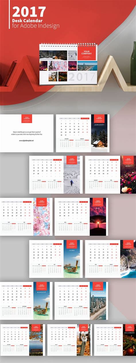 Photoshop Calendar Template 2017 Lovely Freebie 2017 Desk Calendar