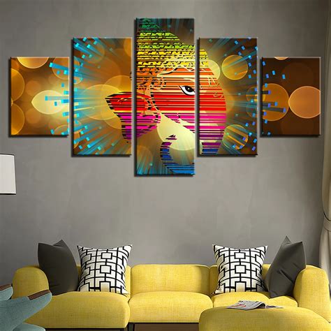 Buy Decor For Living Room Wall Art 5 Pieces Hd