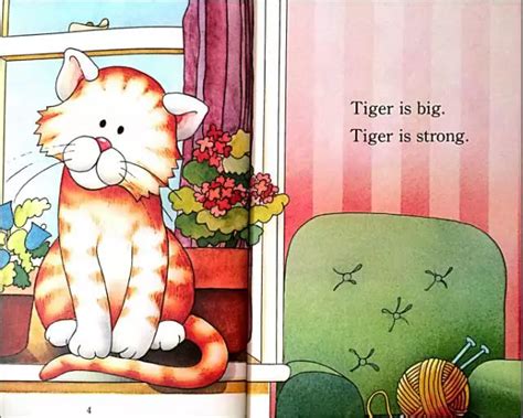 儿童原版英文绘本，睡前英语故事丨tiger Is A Scaredy Cat Tiger凤凰网