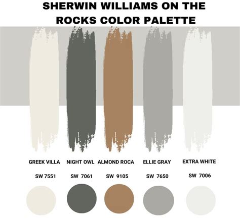 Sherwin Williams On The Rocks Palette Coordinating Inspirations