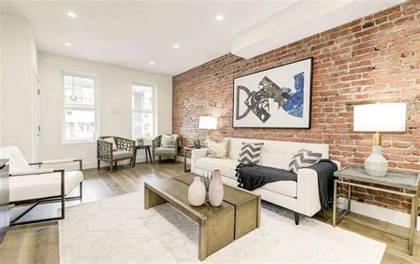 Brick Wall Living Room Interior Design Tutorial Pics