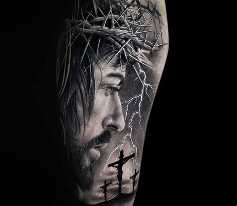 Jesus Christ Tattoo By Michael Dagostini Photo 30647