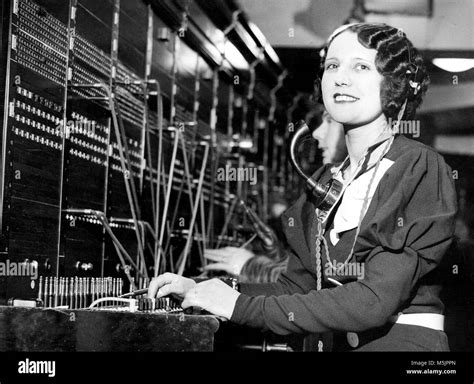 Telephone Operator 1920s Hi Res Stock Photography And Images Alamy