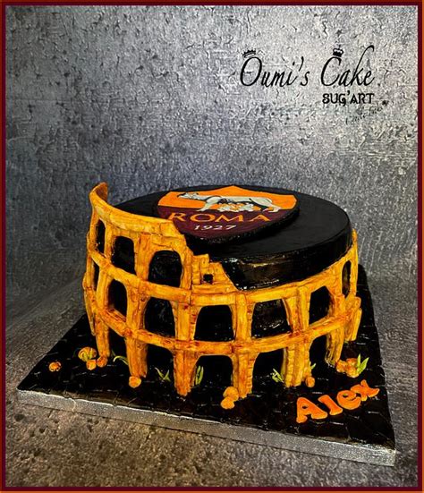 As Roma Cake Colosseum Cake Cake By Cécile Fahs Cakesdecor