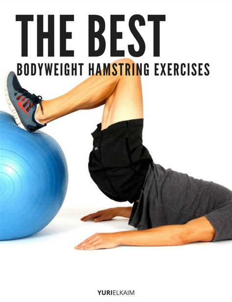A Man Doing Exercises On An Exercise Ball With The Words The Best