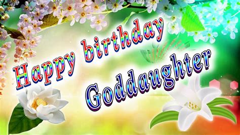 Happy Birthday Goddaughter Youtube