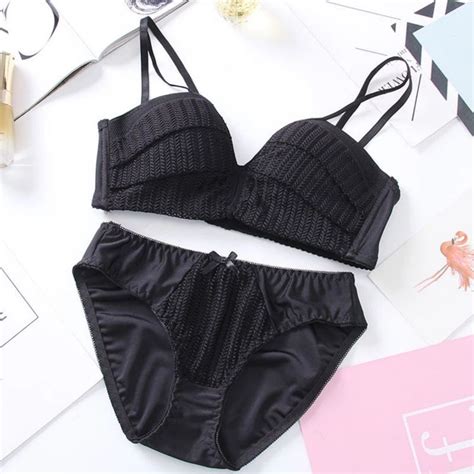 Japanese And Korean Style Girl Cascading Decoration Without Steel Ring Gathered Bra Underwear
