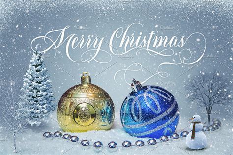 Merry Christmas Card High Quality Holiday Stock Photos ~ Creative Market