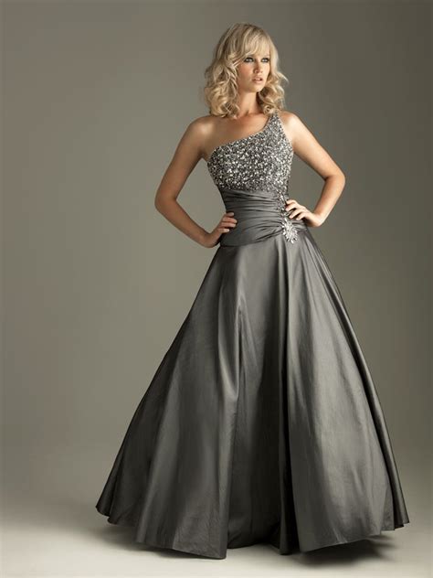 Charcoal Beaded A Line Party Evening Prom Pageant Dress Ballgown Sz 6 8