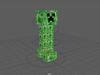 Minecraft Creeper Low Poly D Model Free With Rigged Free VR AR Low Poly D Model Rigged