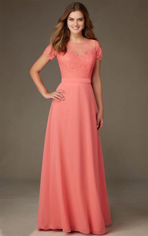 Reddesignplus Coral Color Bridesmaid Dresses