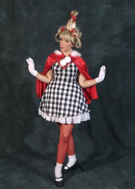Womens Cindy Lou Who Costume For Adults Cindy Lou Who Costume