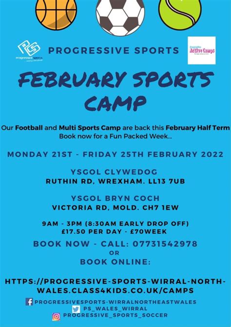 February Half Term Sports Camp Ysgol Maes Y Mynydd