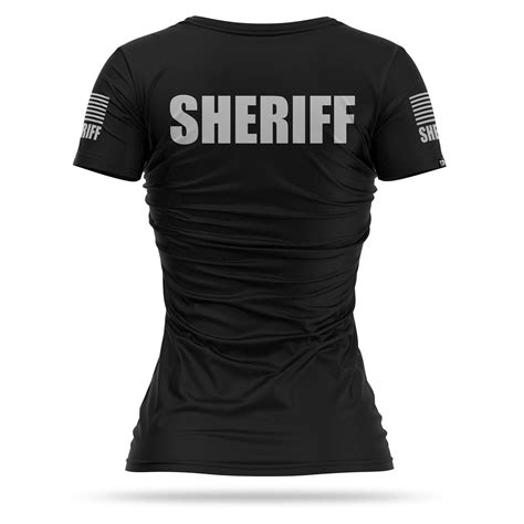 13 Fifty Apparel | [CLARKE] Women's Sheriff Shirt [BLK/GRY] | 13 Fifty